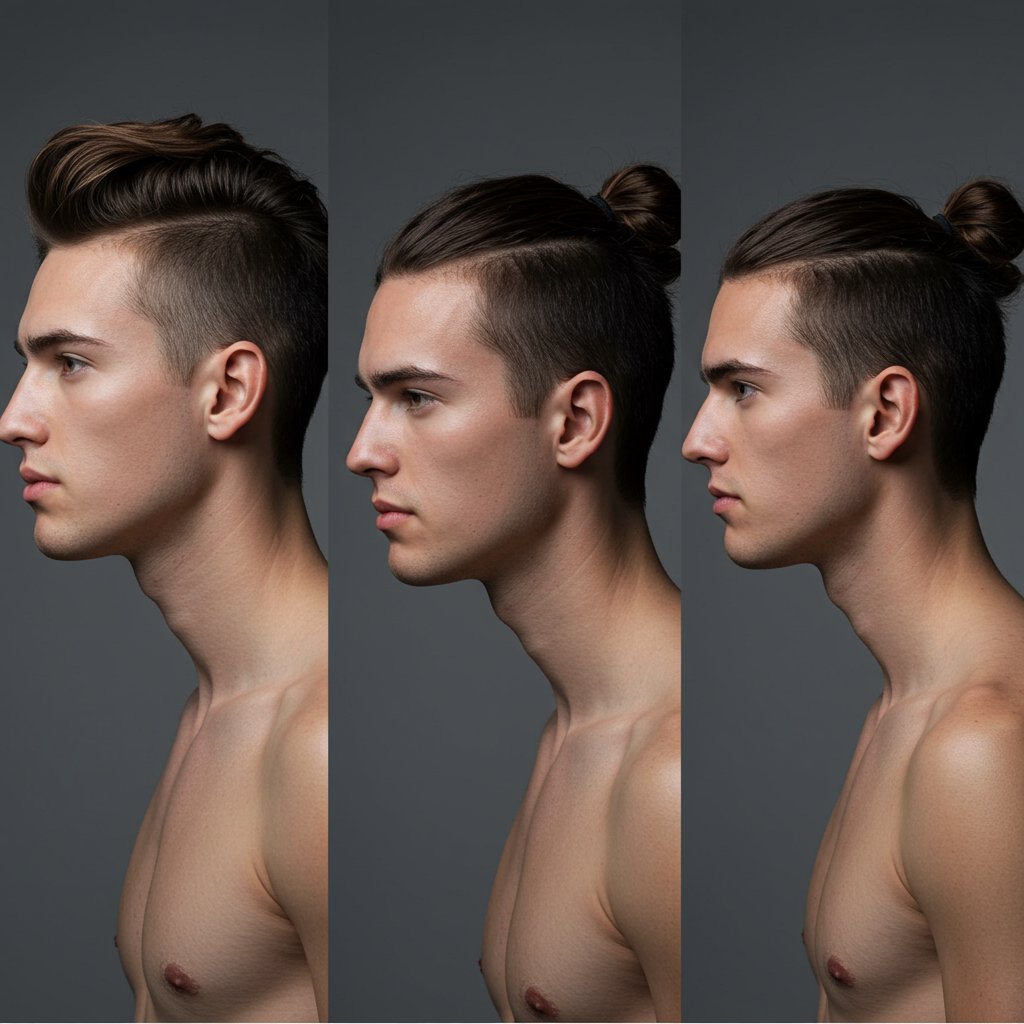 Man Bun Style Variations