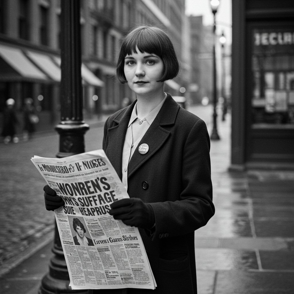 1920S Woman With New Bob