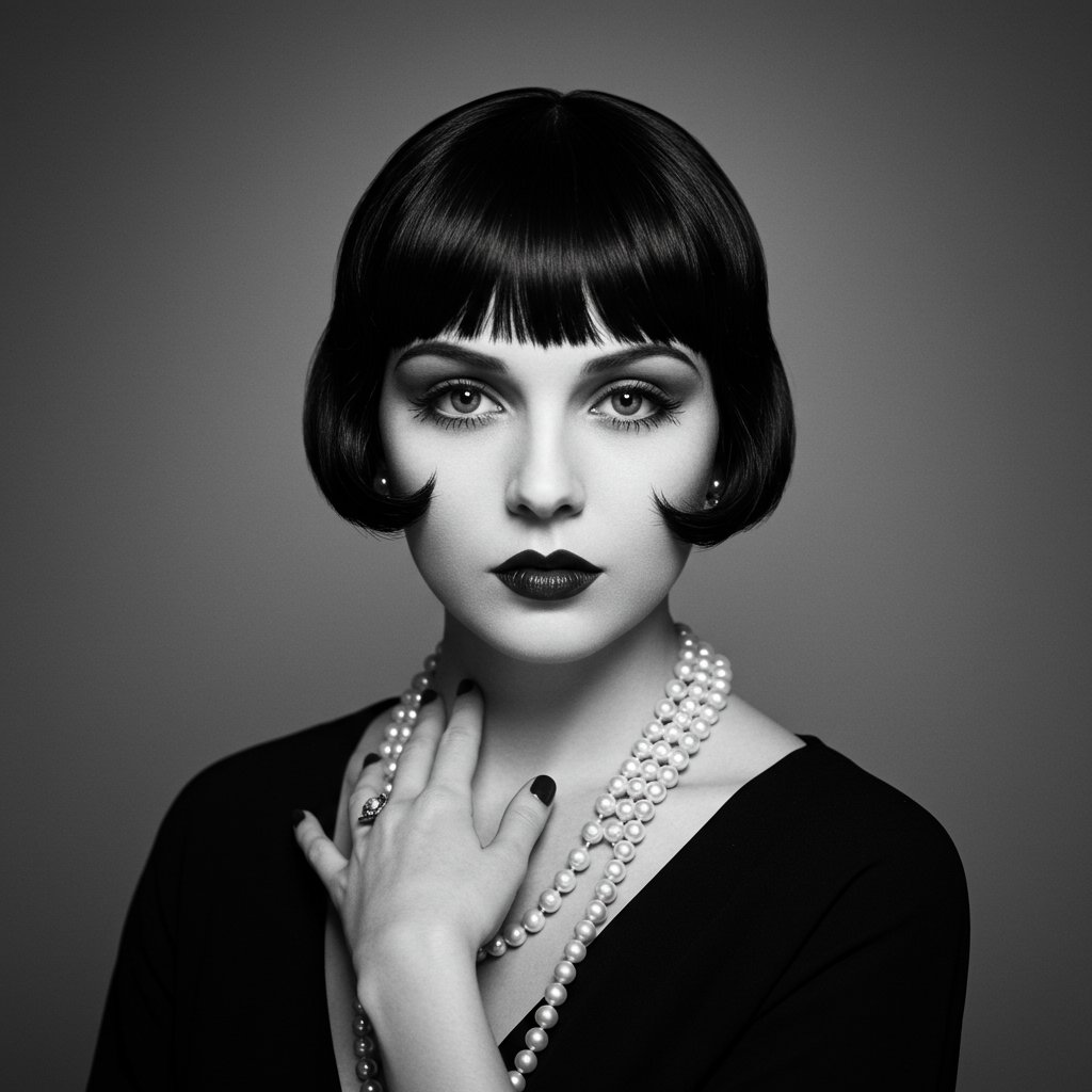 Modern Model As Louise Brooks