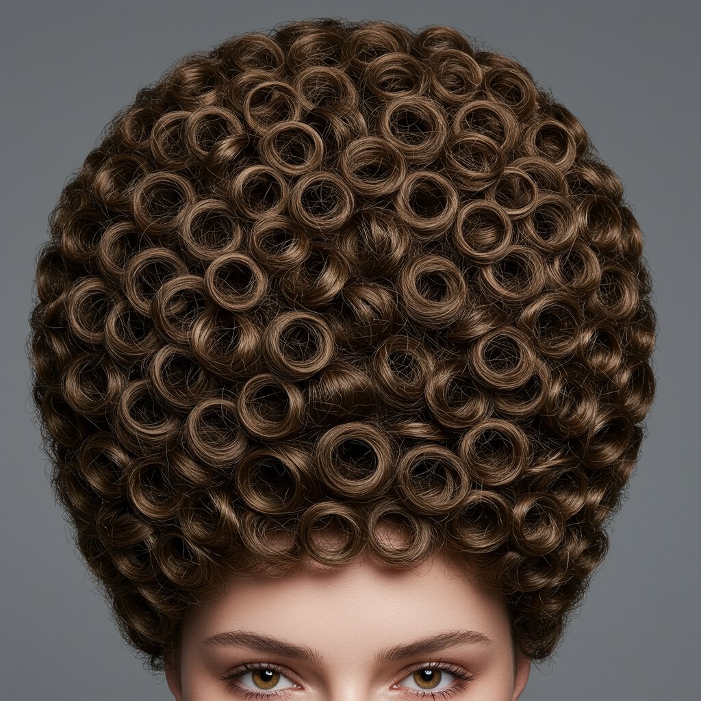Flavian-Era-Curly-Updo-Detail