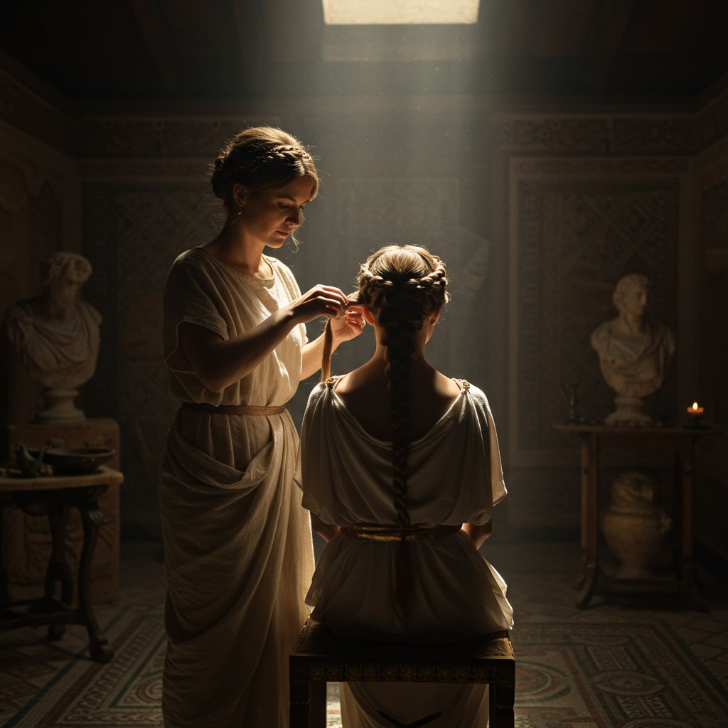 Roman-Noblewoman-Hairdressing-Scene