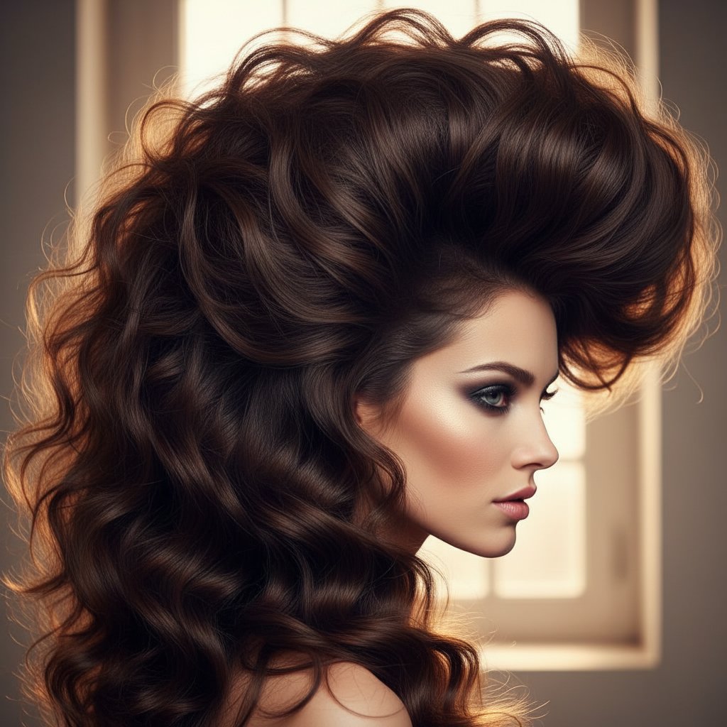 Dramatic Lift for Thick Hair