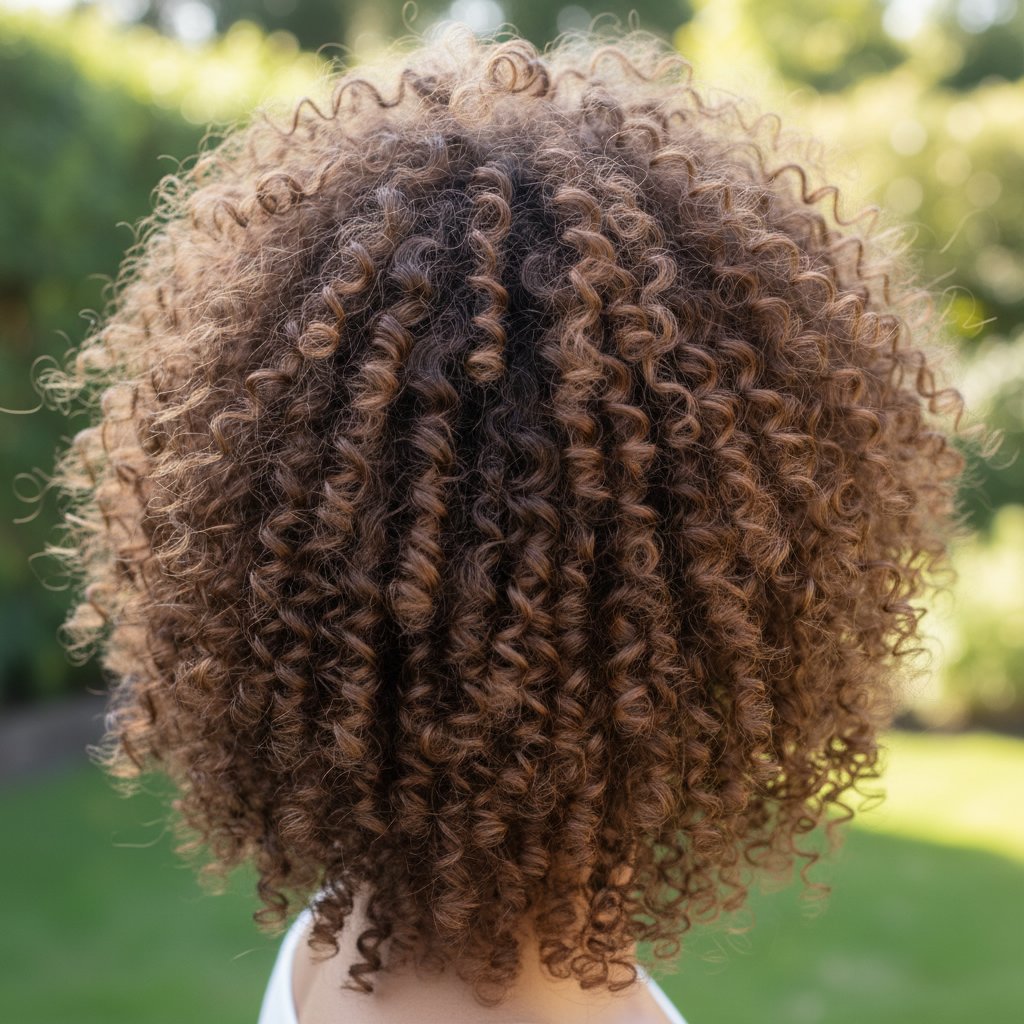 Curly Hair with Defined Volume