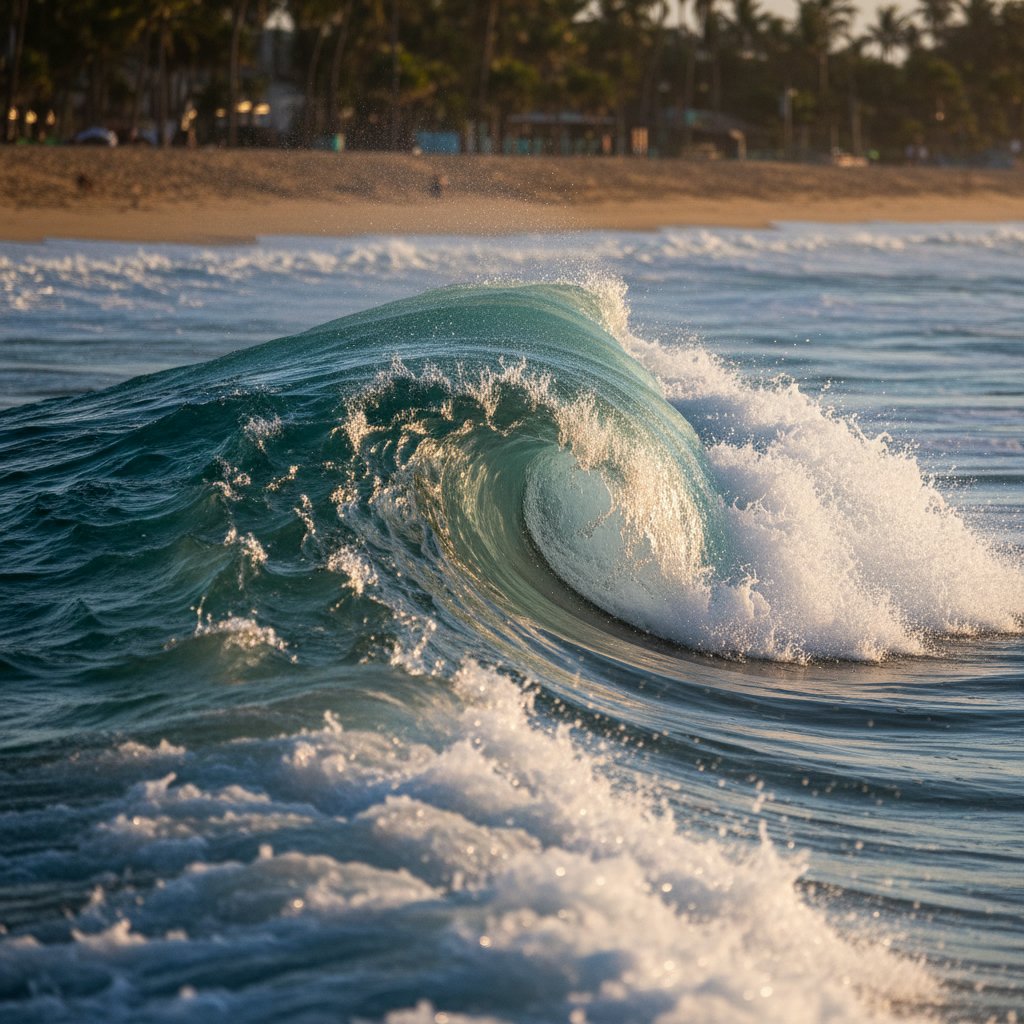 Beach Waves with Heightened Volume