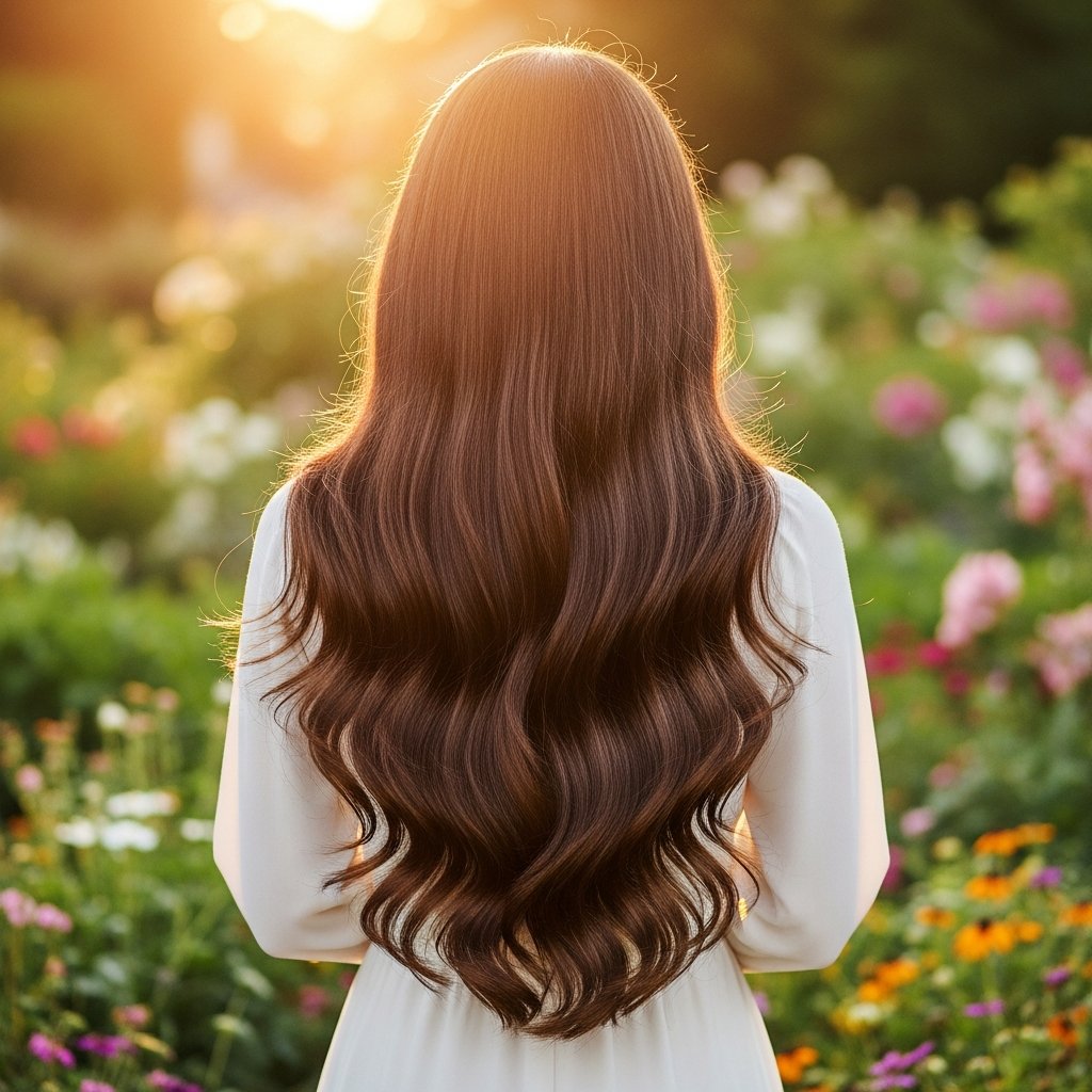 Healthy Hair Results Back View