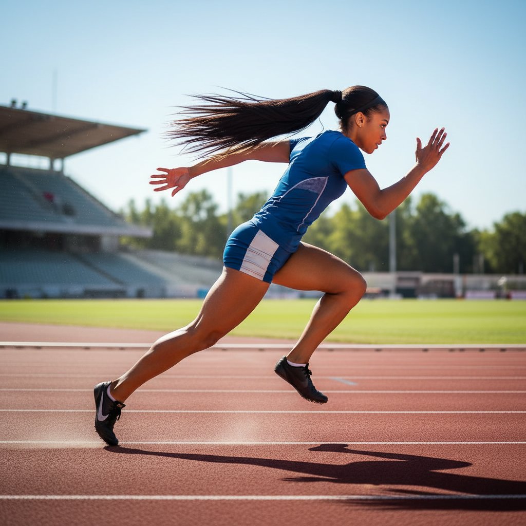 Sprint-Ready High Ponytail
