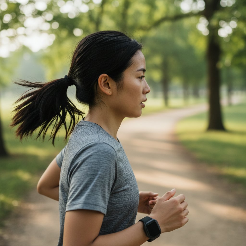 Low-Impact Low Ponytail