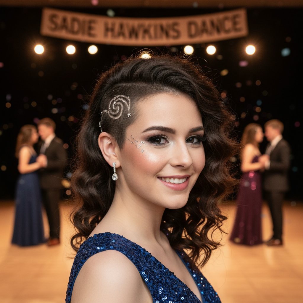 Undercut with Artistic Designs