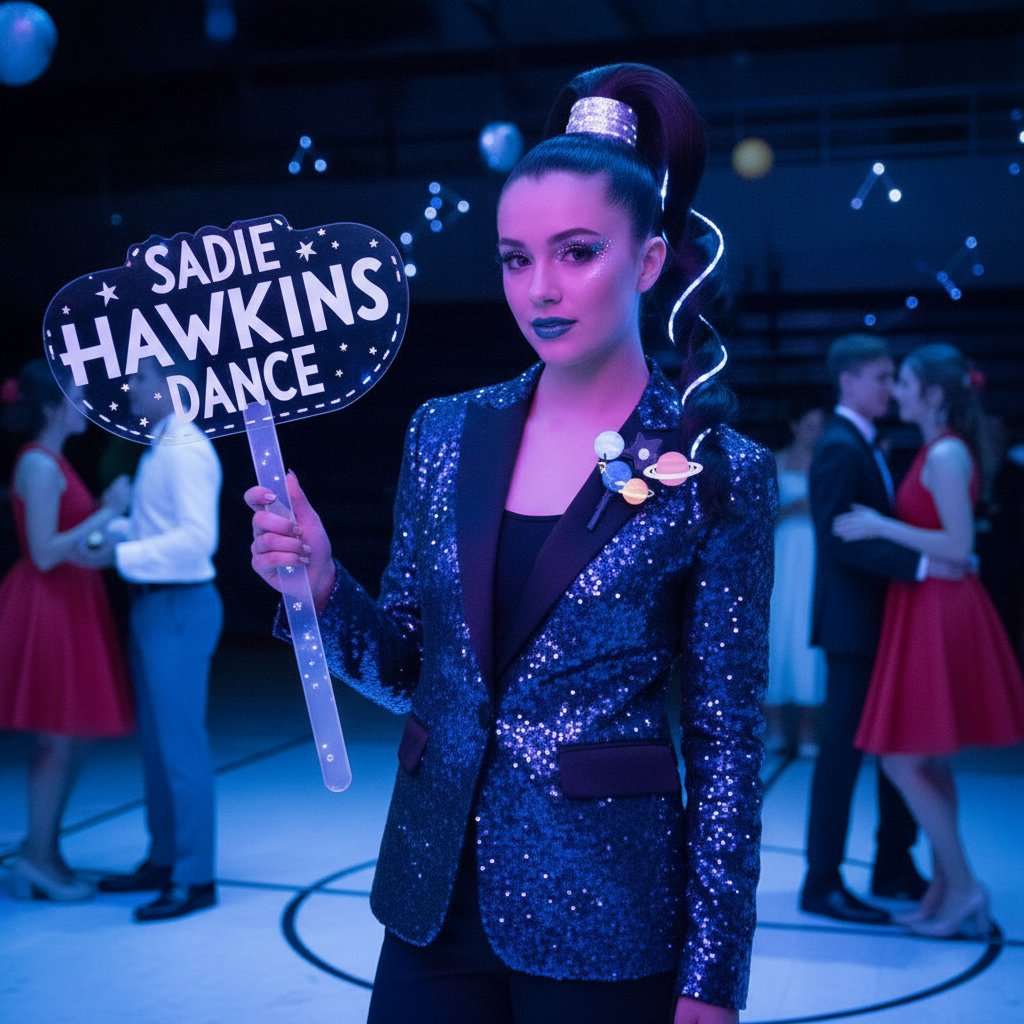 Slicked-Back Hair with a Twist