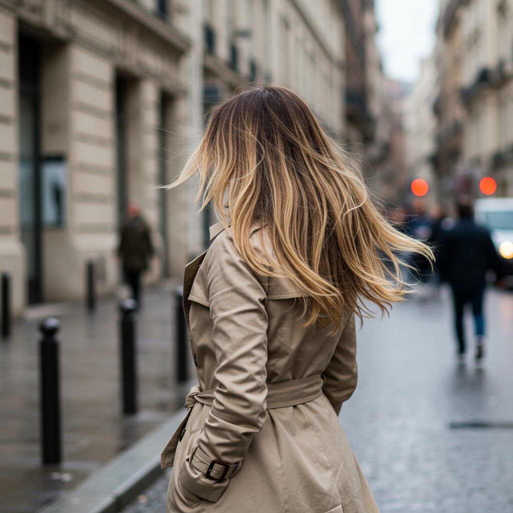 Stylish-Woman-With-Butterfly-Haircut-Walking-On-City-Street