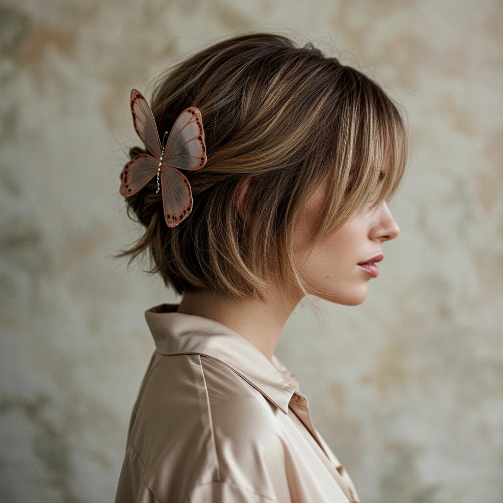 Woman-With-Butterfly-Cut-In-Romantic-Ponytail