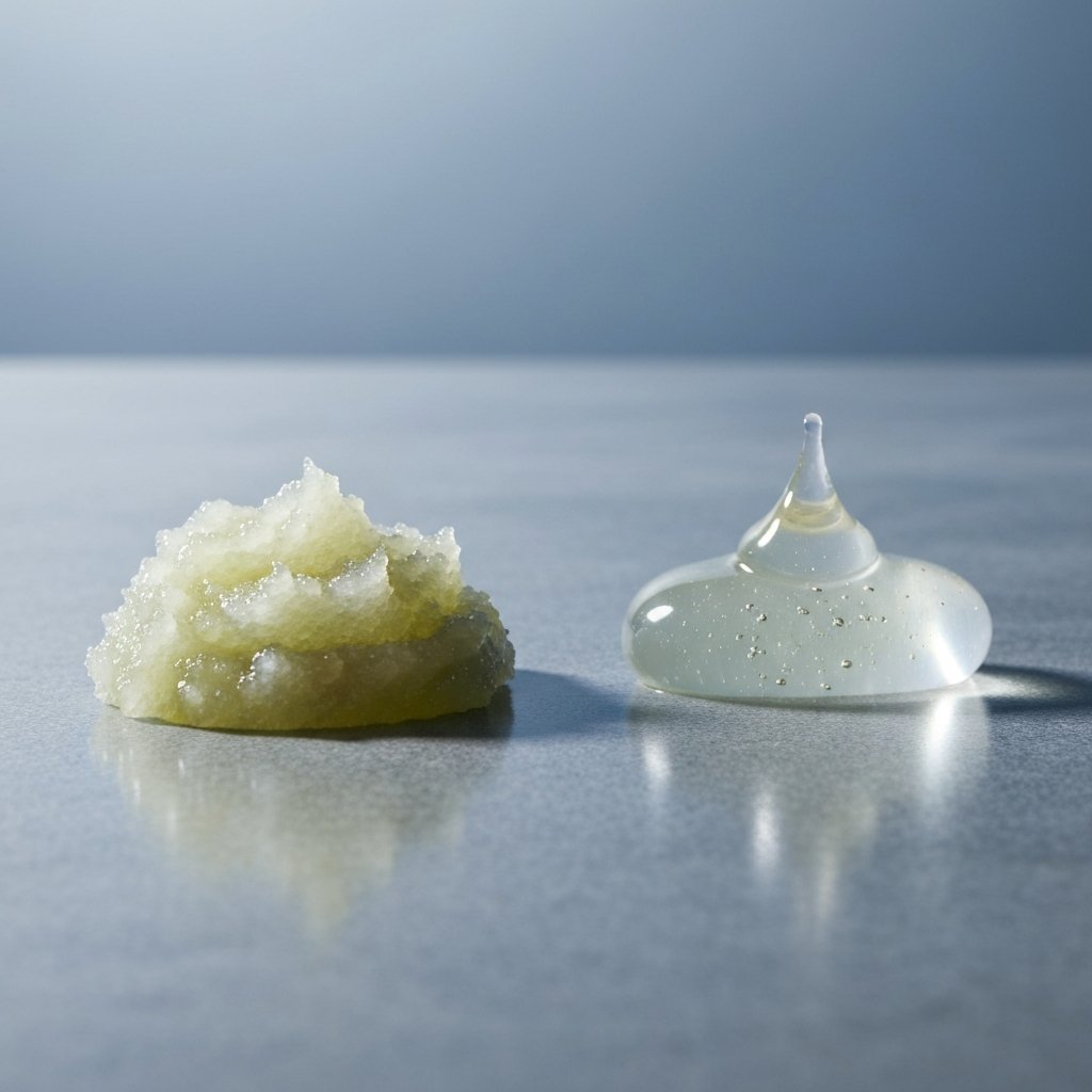 Scrub Vs Serum Texture