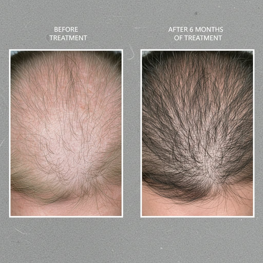 Stimulated Hair Growth