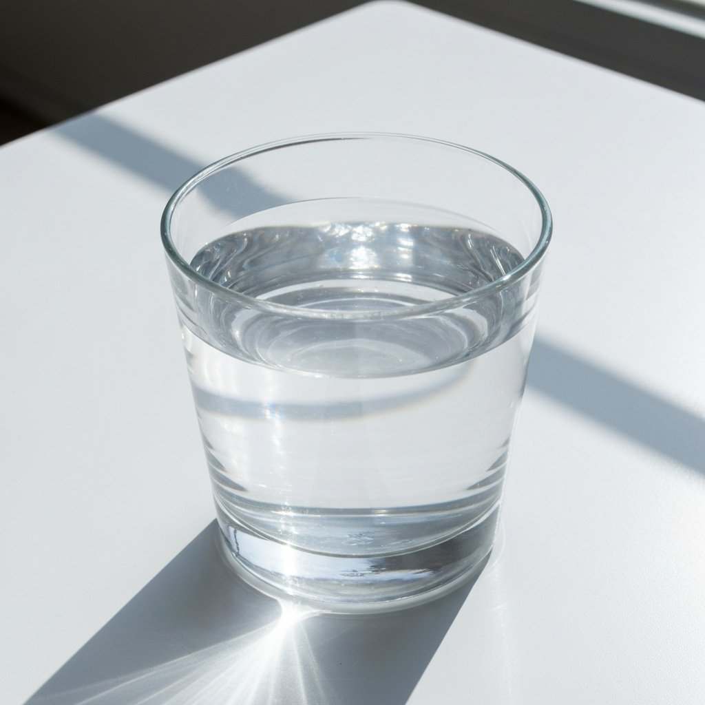 Hair Float Test Glass