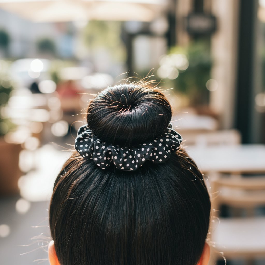 Top Knot with a Twist
