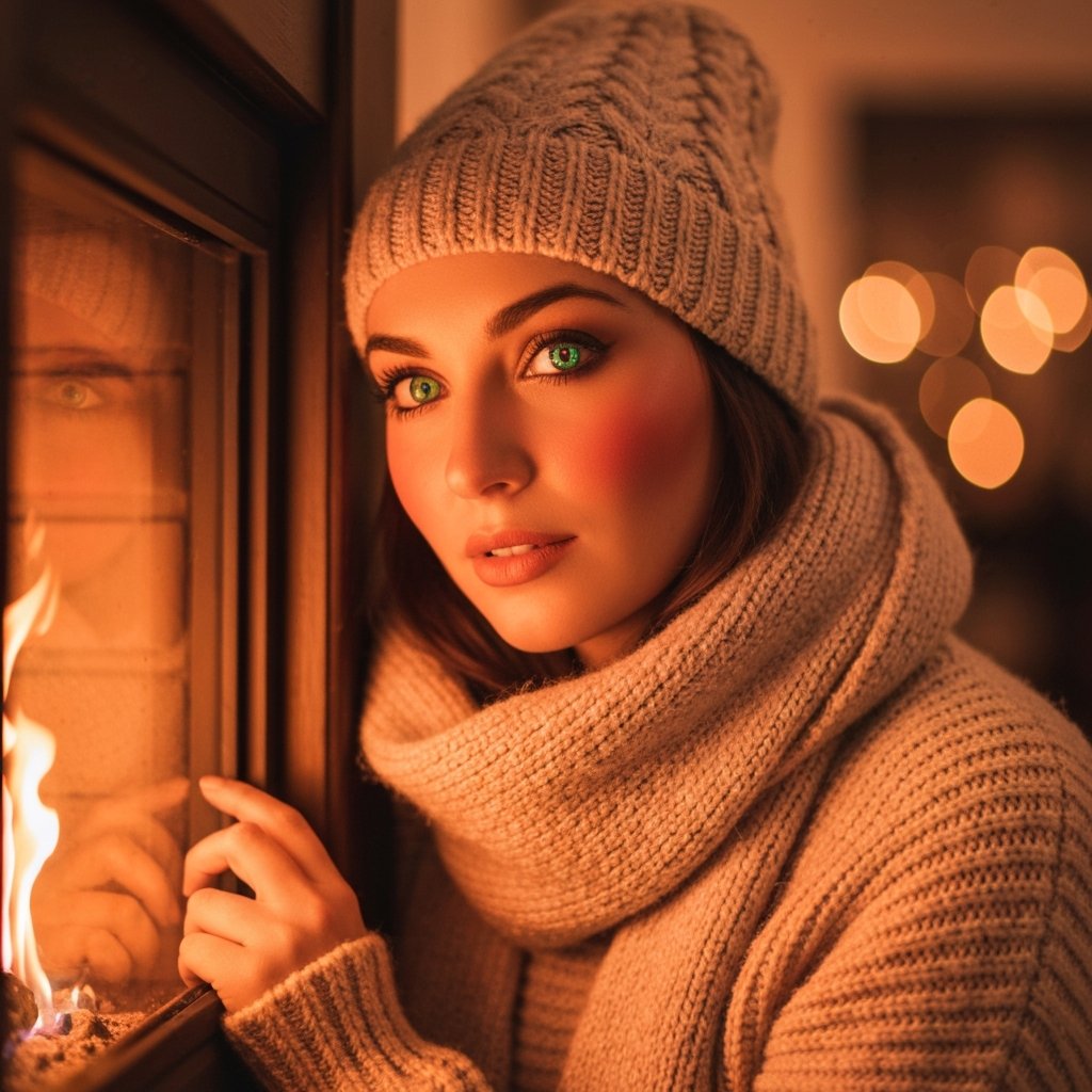 Winter-Hair-Care-Cozy-Aesthetic