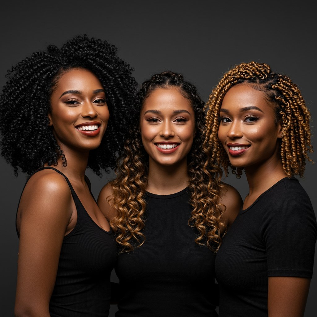 Diverse-Women-With-Different-Hair-Textures-Knotless-Braids