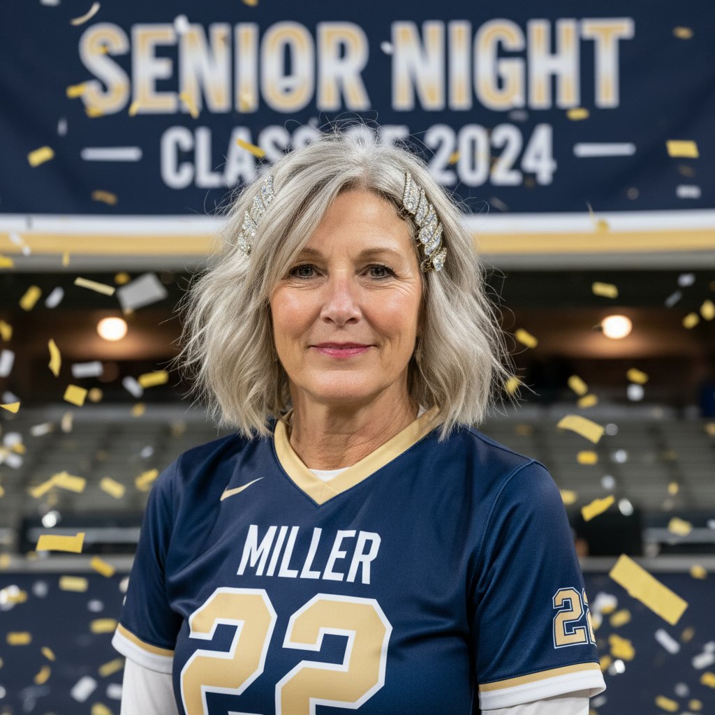Tousled Bob with Glittering Clips
