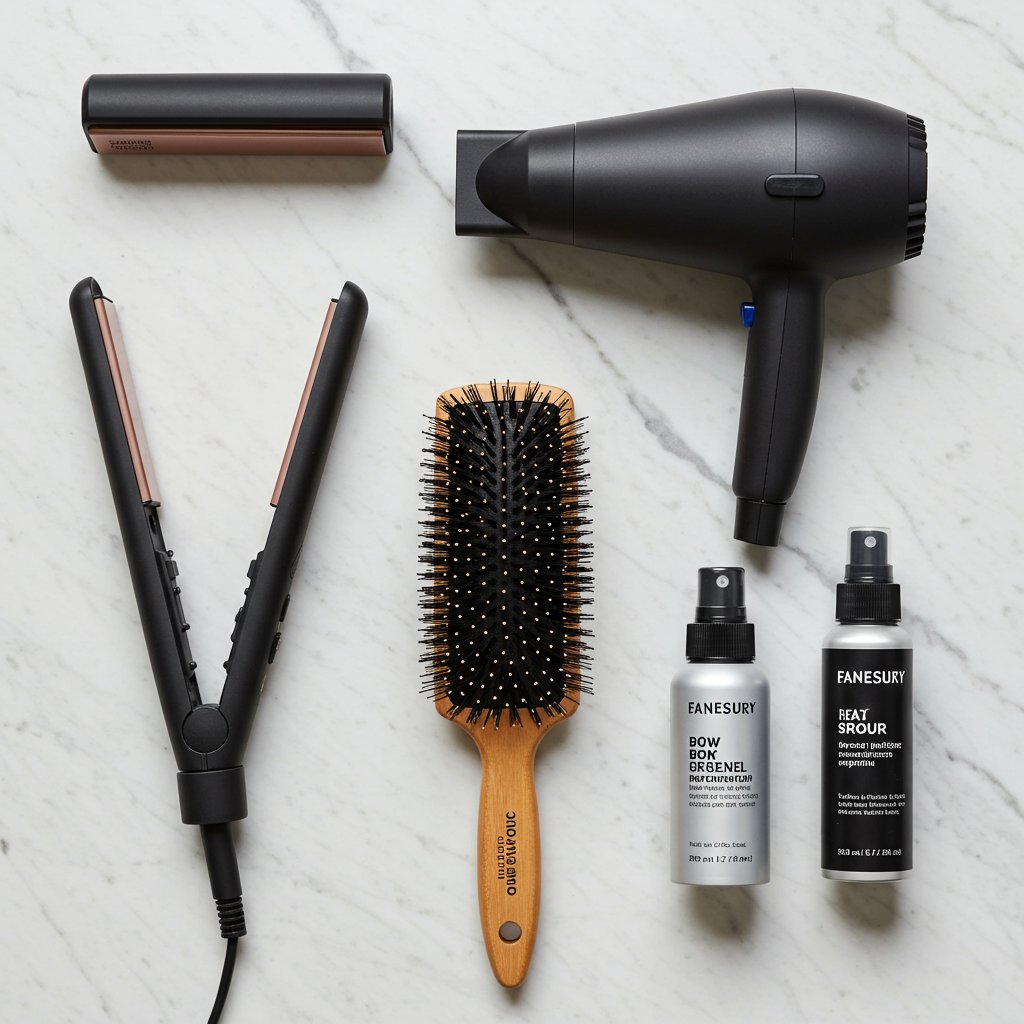 Flat-Lay-Of-Bob-Styling-Tools