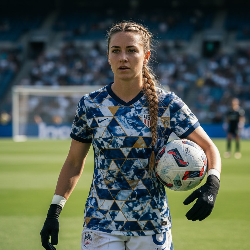 Alex Morgan's Pre-game Braid