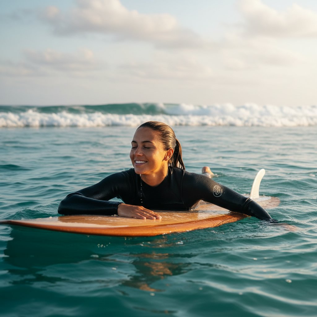 Sleek Surfer Ponytail