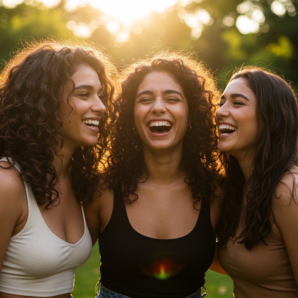 Diverse Group With Beautiful Thick Hair