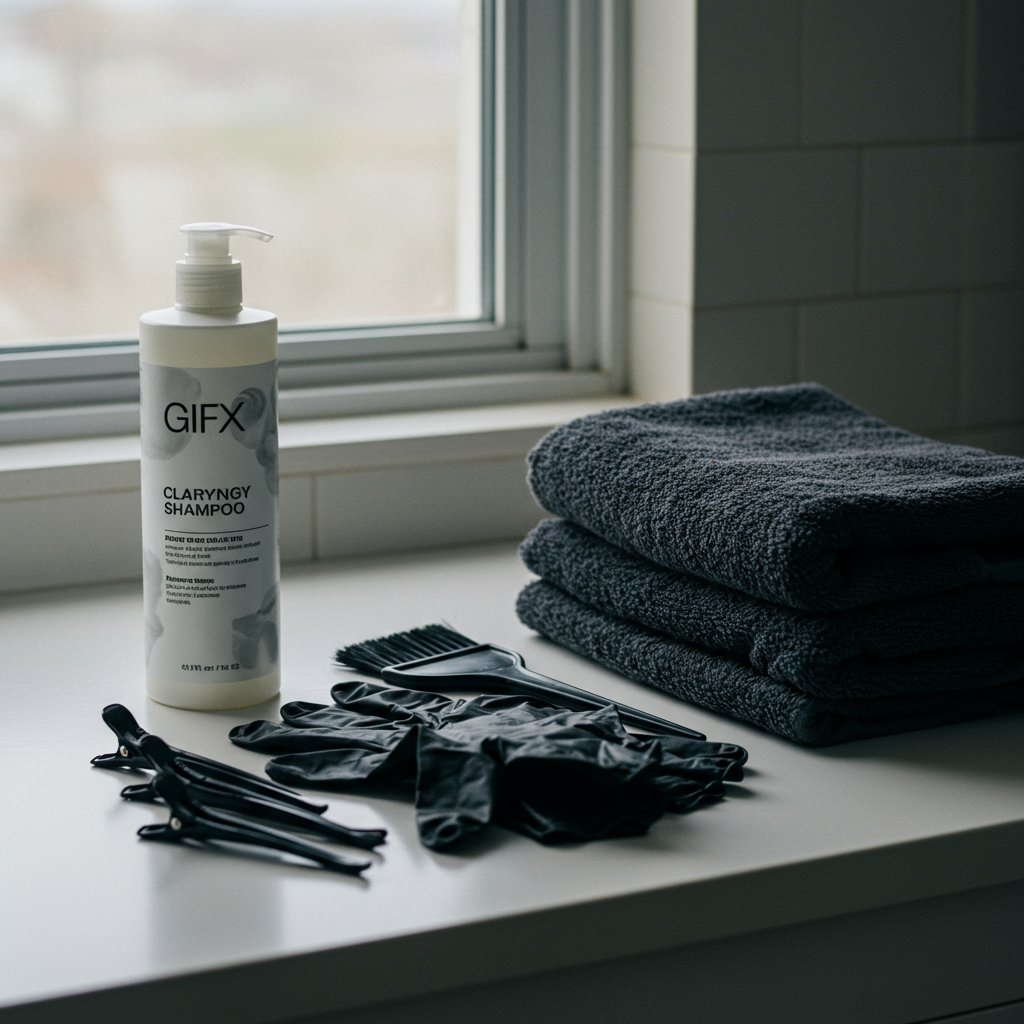Hair Color Preparation Station