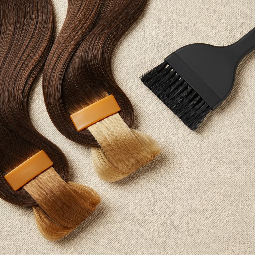 Brunette Money Piece Color Palette