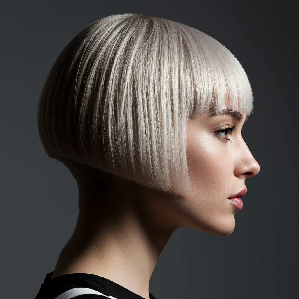 Woman With Daring Micro Bob