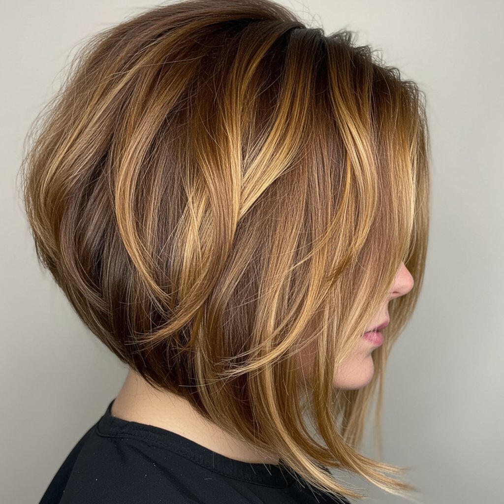 Bob With Stunning Balayage