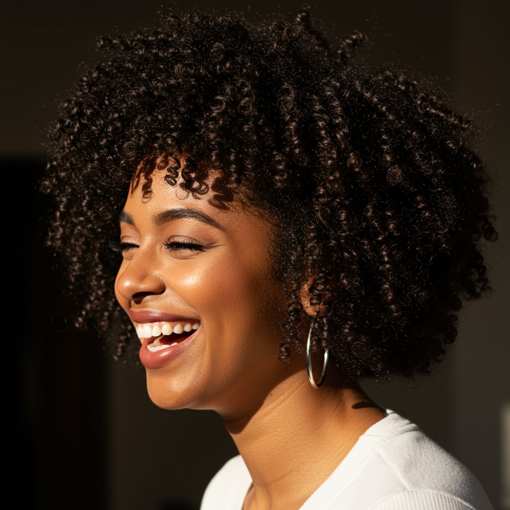 Close-Up-Of-A-Woman-With-A-Perfectly-Cut-Curly-Bob