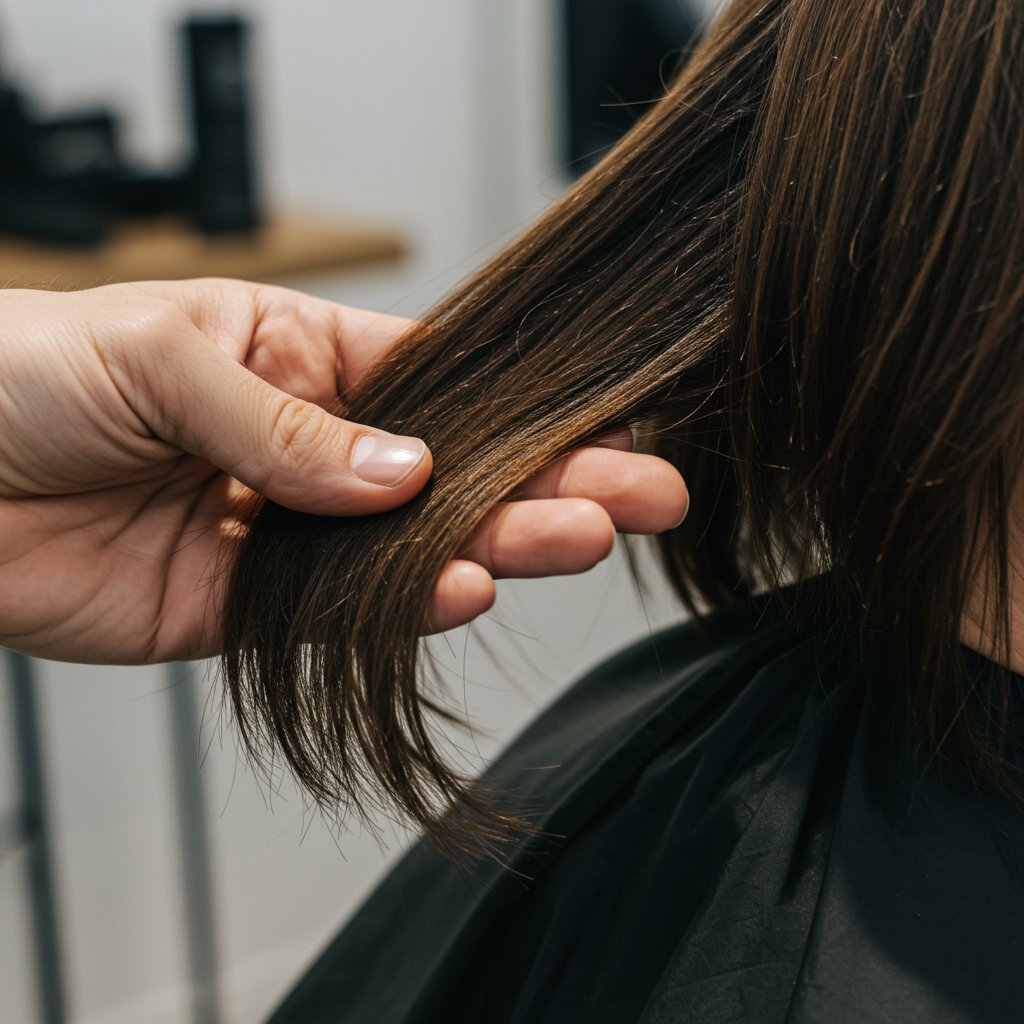 Stylist-Analyzing-Hair-Texture