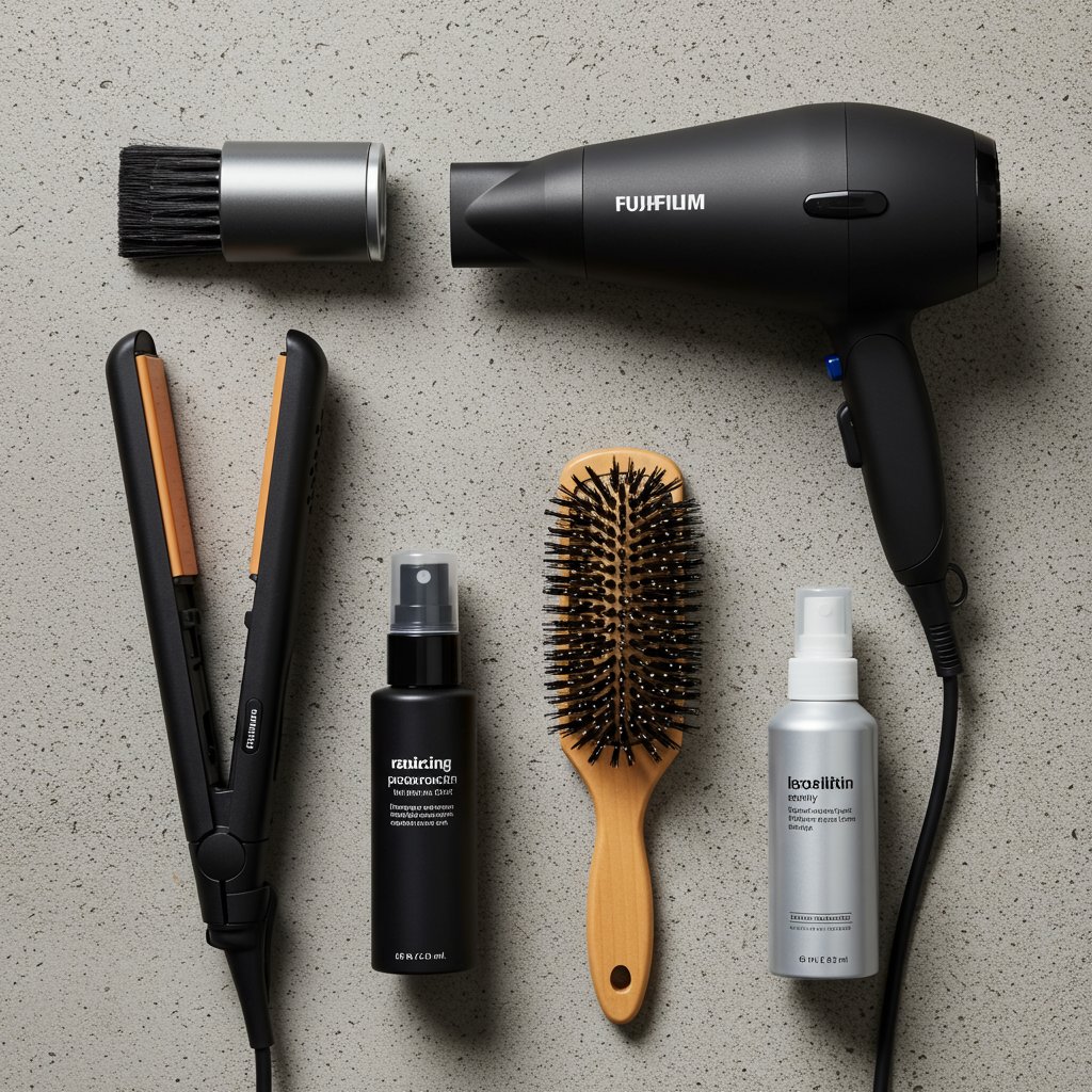 Bob-Haircut-Styling-Tools-Flat-Lay