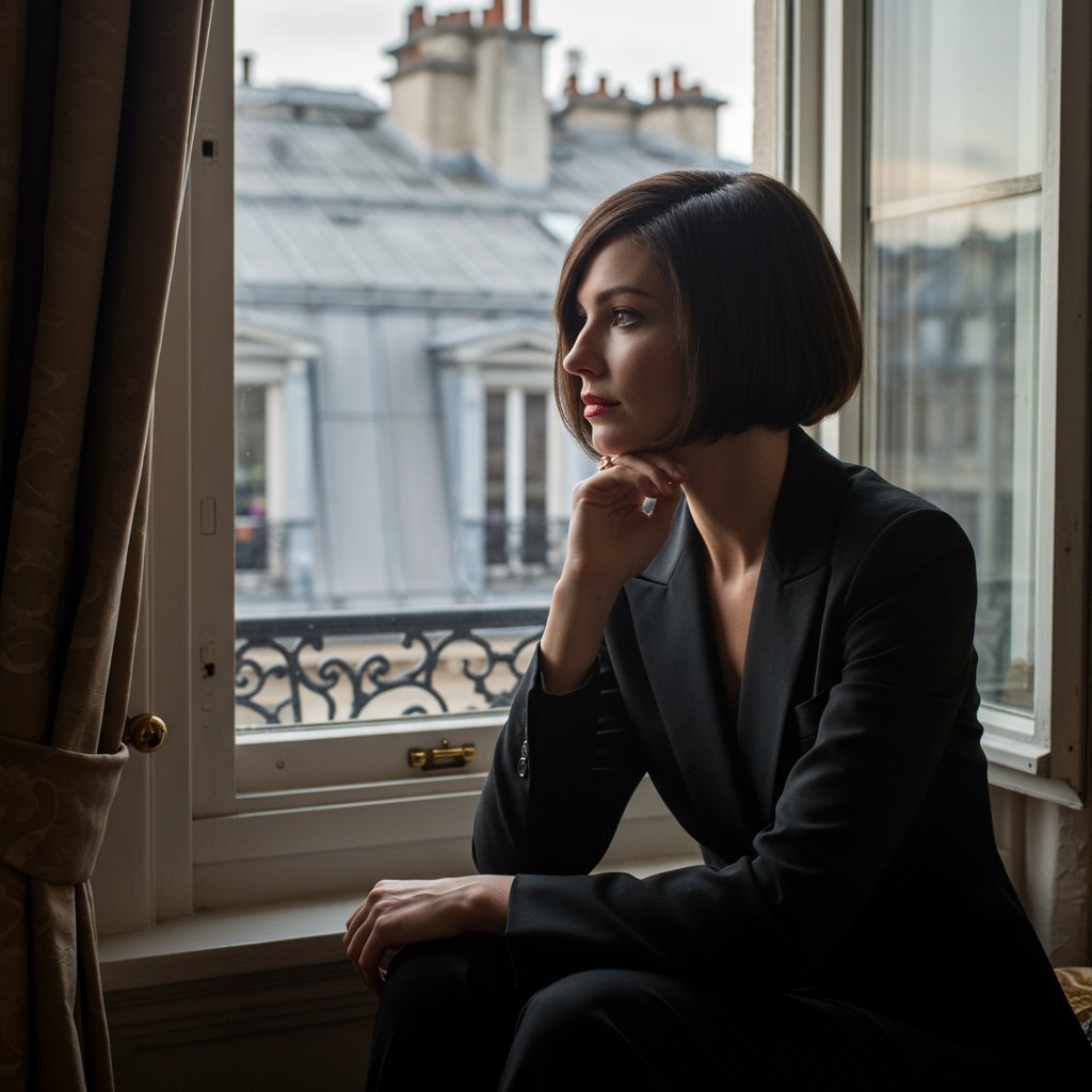 Elegant-Woman-With-Classic-Bob