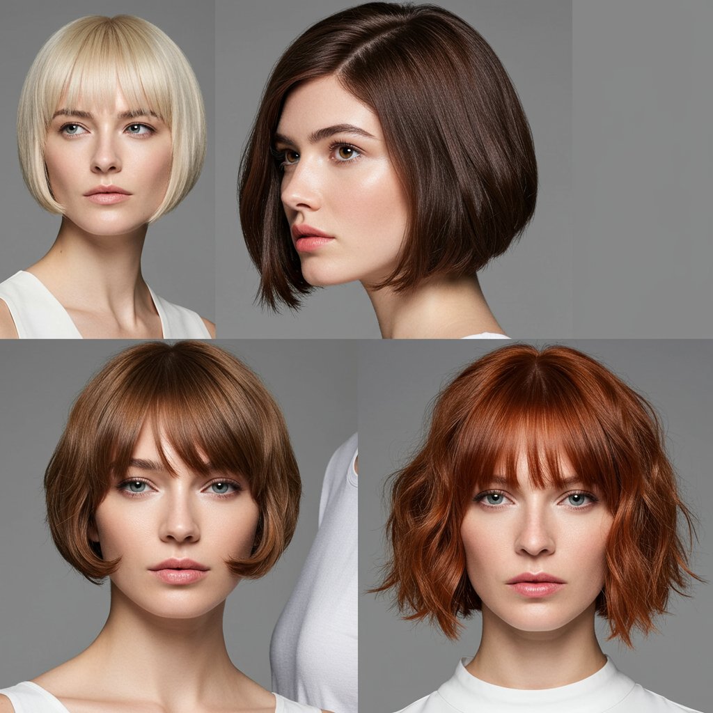 Four-Women-With-Different-Bob-Styles