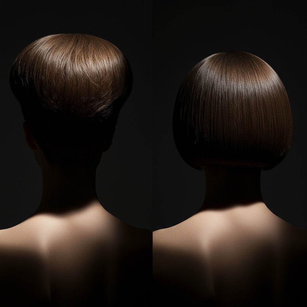 Bouffant Vs Flipped Bob Comparison