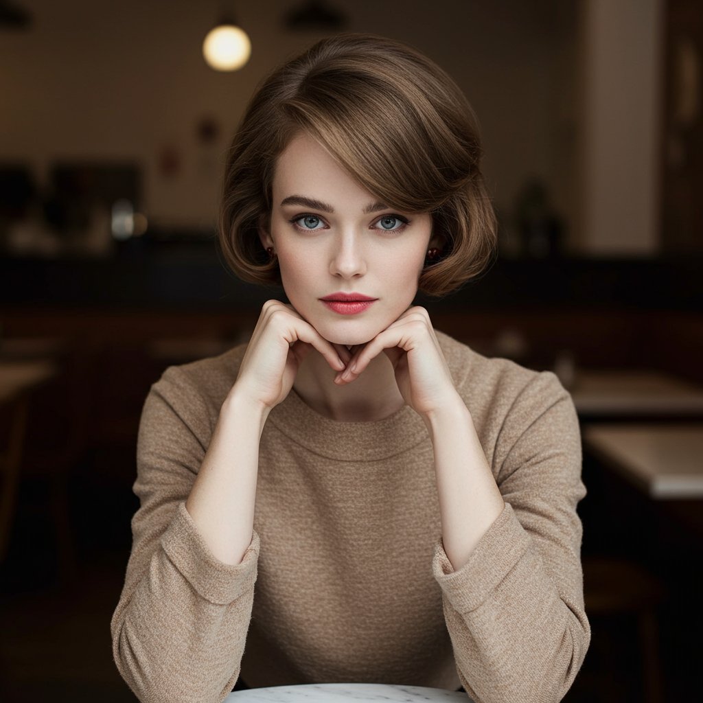 Modern Soft Bouffant Hairstyle
