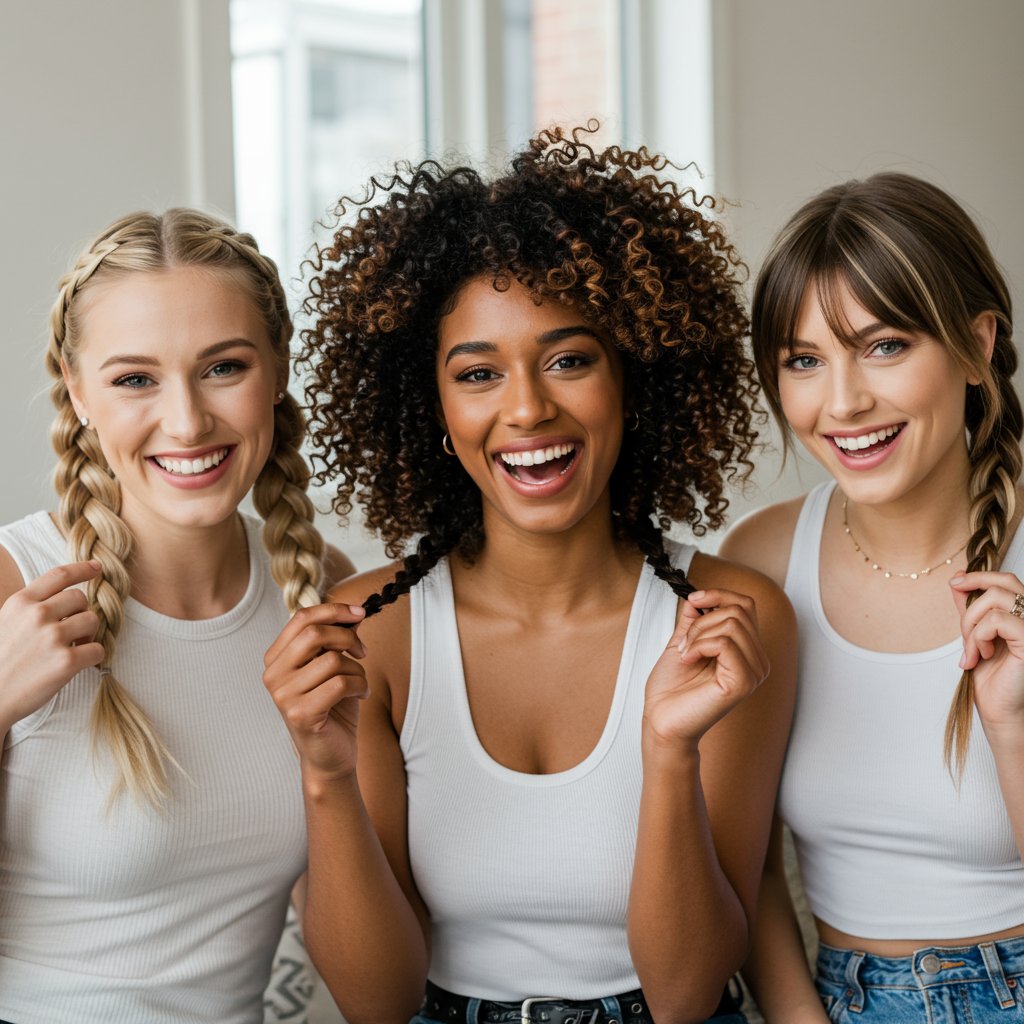Diverse-Women-With-Different-Braids