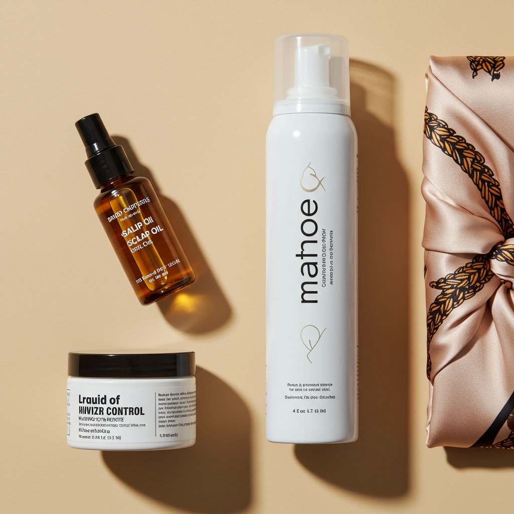 Braid Care Products Flat Lay