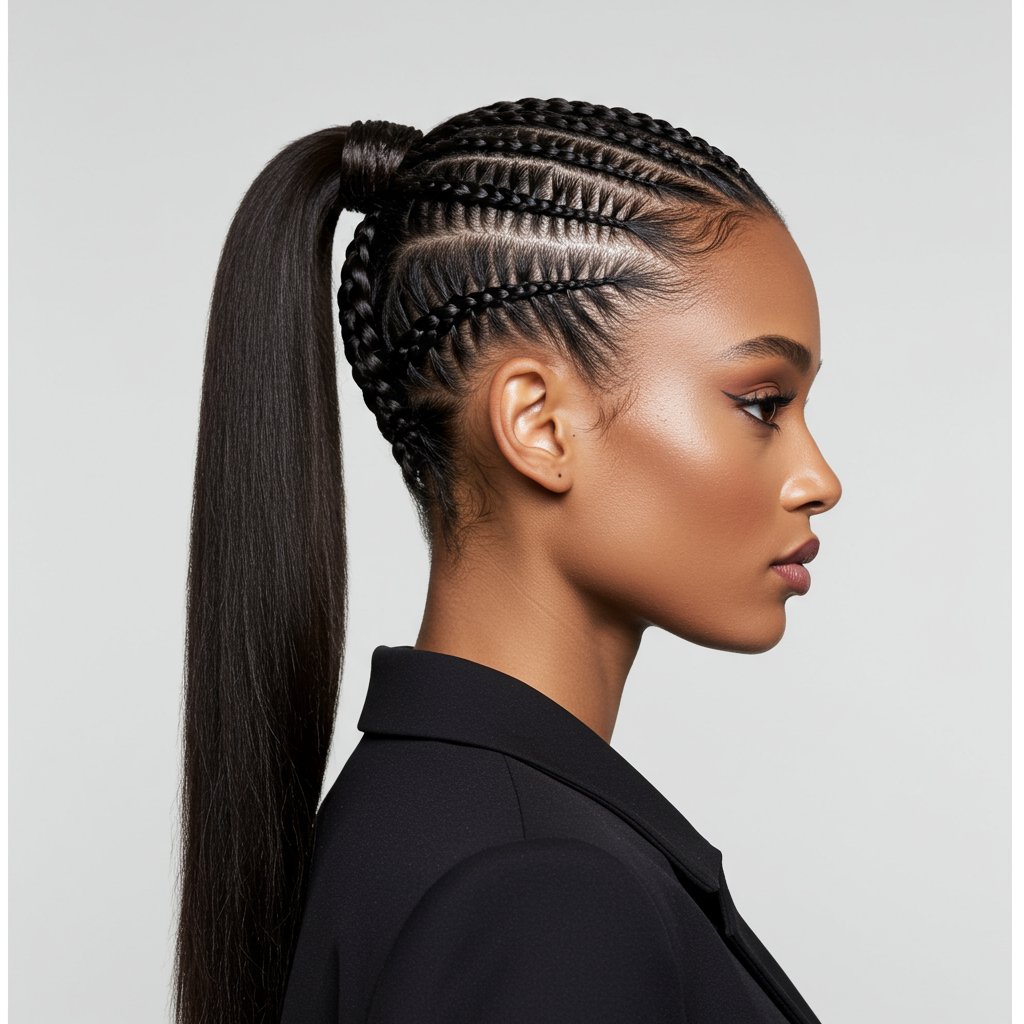 Sleek-High-Ponytail-With-Accent-Braids