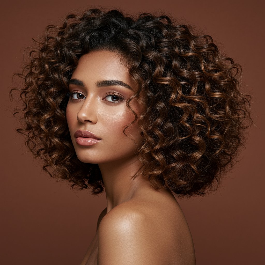 Butterfly Cut On Curly Hair