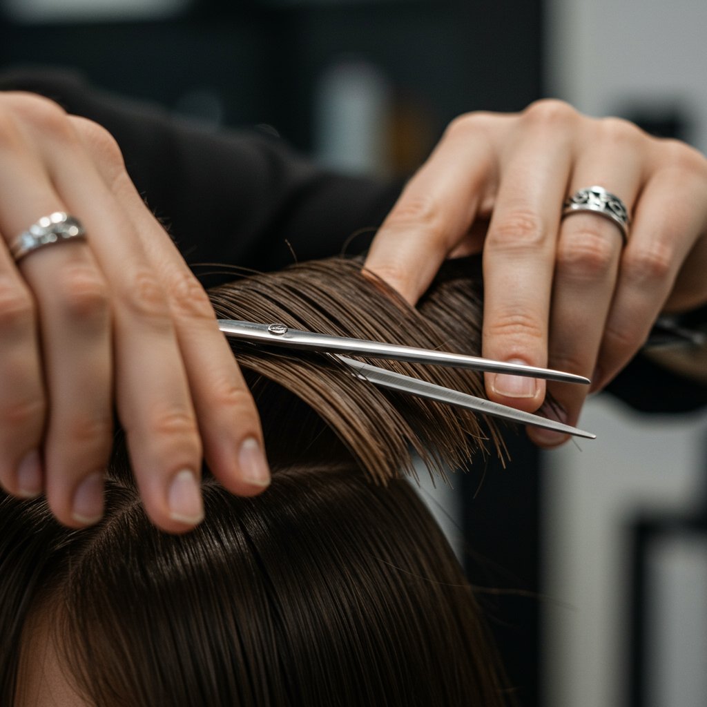 Stylist Cutting Layers