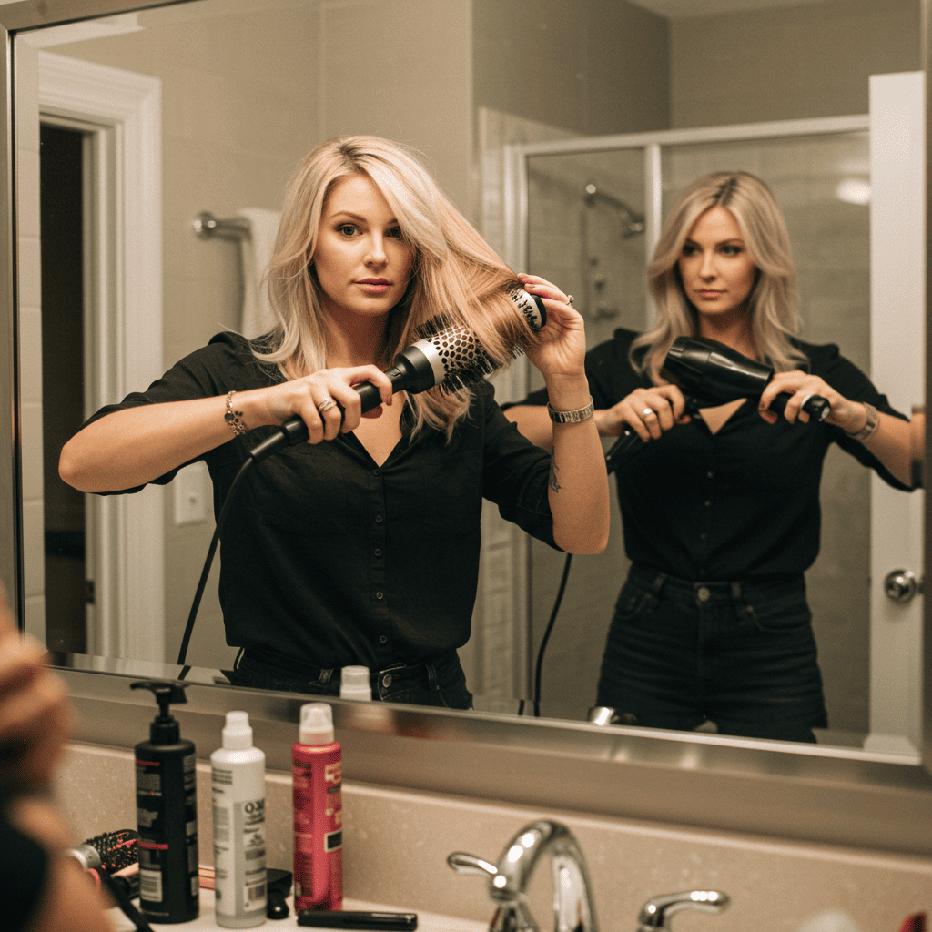 Styling Butterfly Haircut at Home