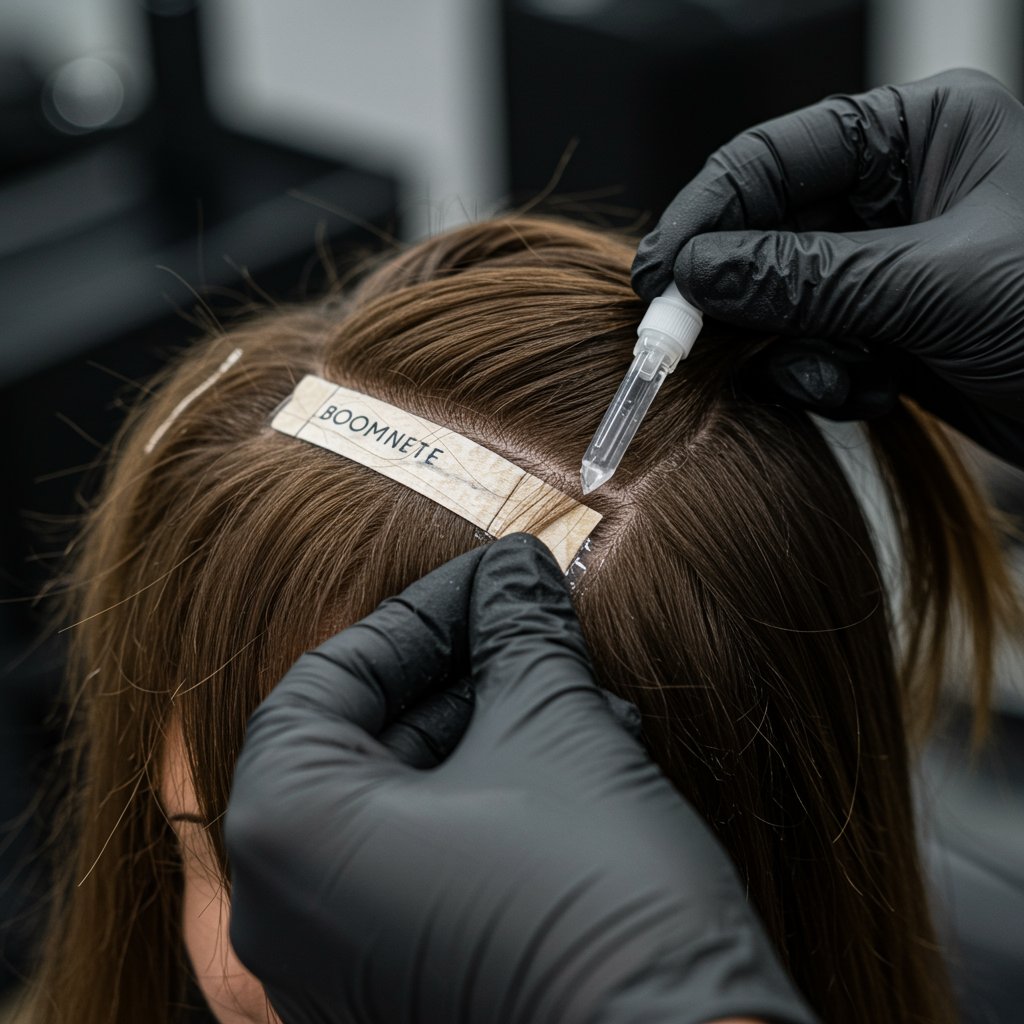 Stylist-Professionally-Removing-Tape-In-Extensions