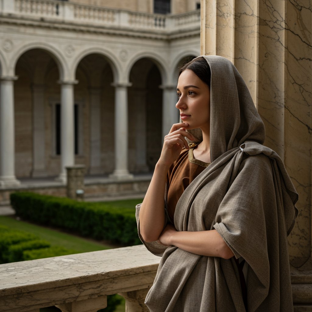 Ancient Roman Woman Veiled