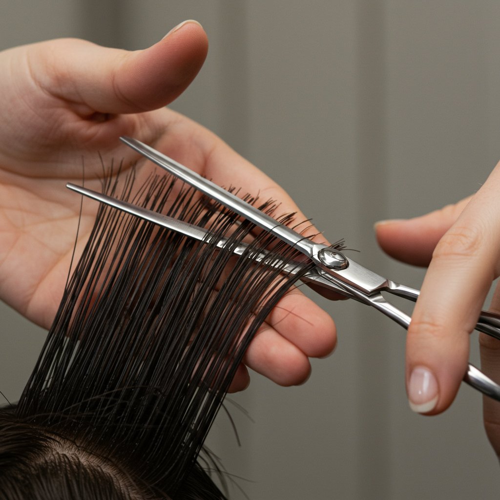 Close Up Of Point Cutting Technique
