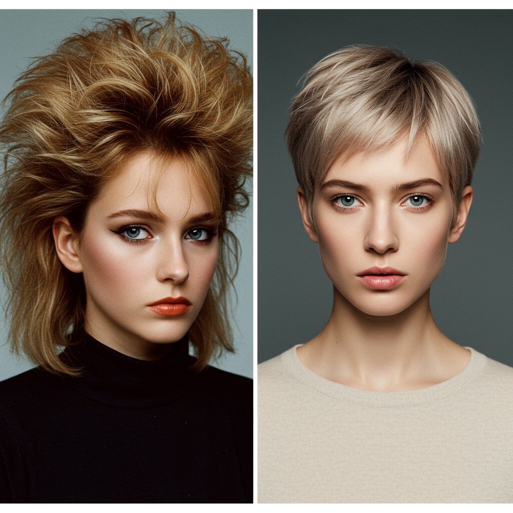 80S Hair Intro Collage
