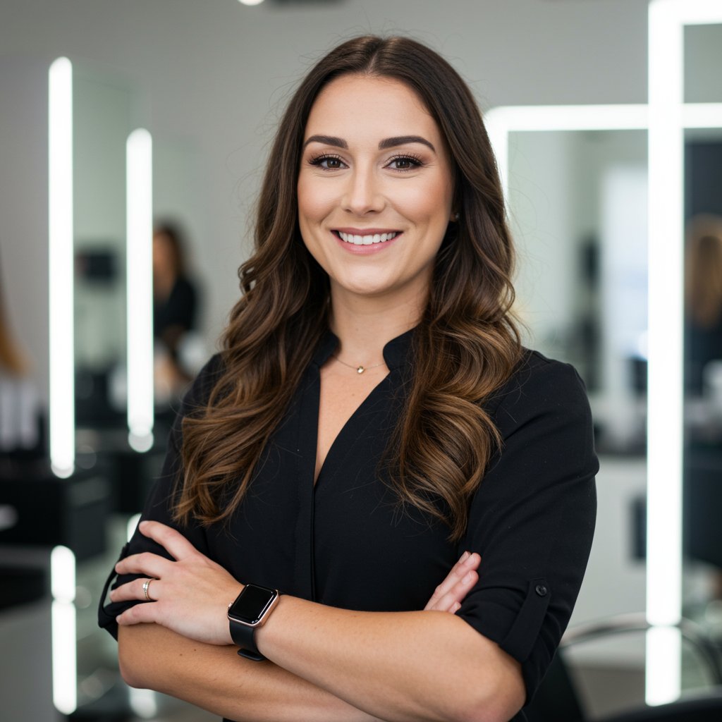 Approachable Hairstylist Portrait