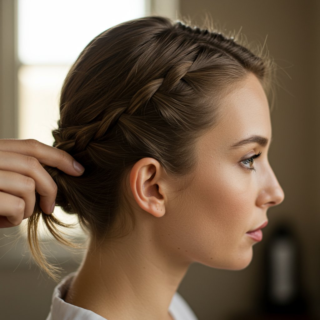 Fishtail Braid Pancaking Technique