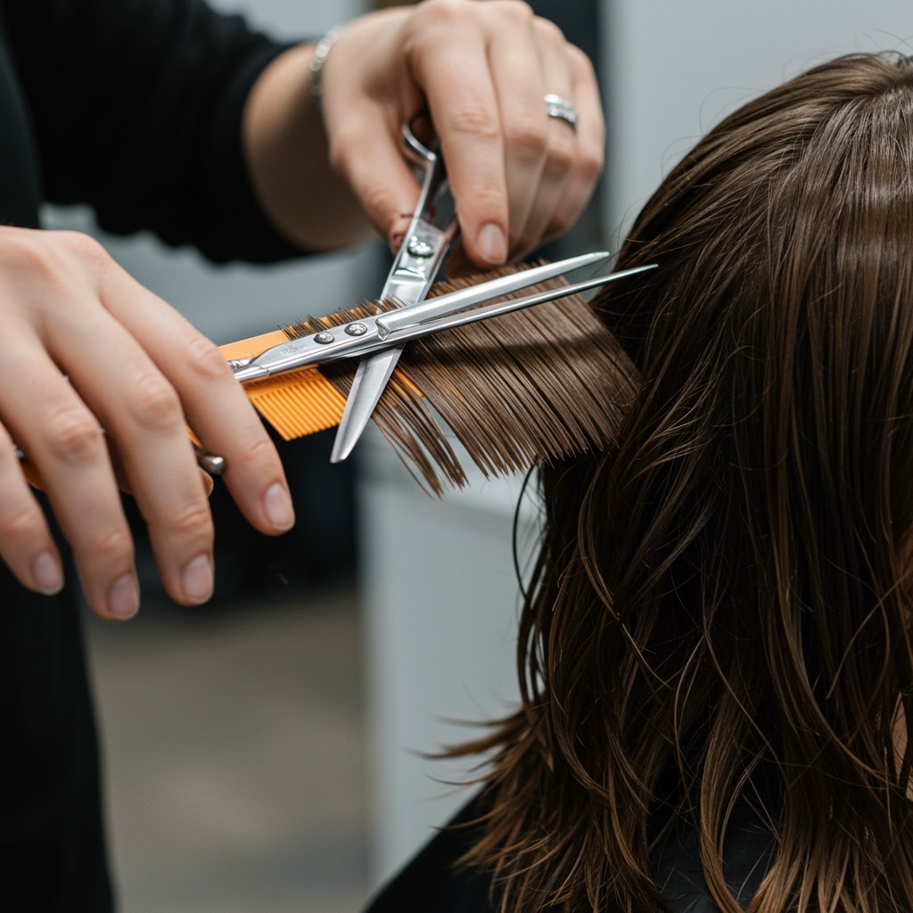 Stylist-Cutting-Butterfly-Layers